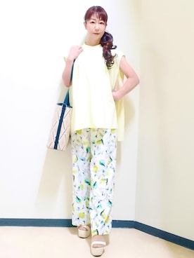 花さん（レディース・157cm）の夏コーディネート