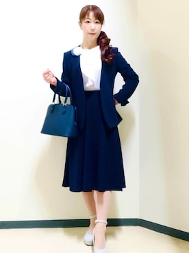 花さん(レディース・157cm)の冬コーディネート