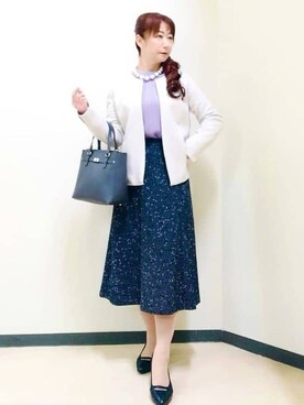 花さん(レディース・157cm)の冬コーディネート
