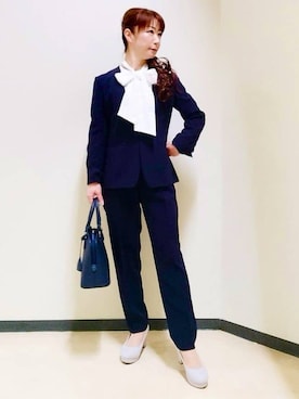 花さん(レディース・157cm)の冬コーディネート