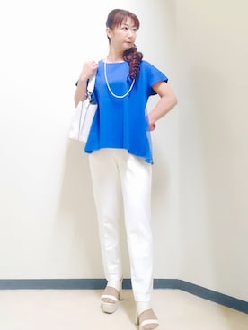花さん(レディース・157cm)の夏コーディネート