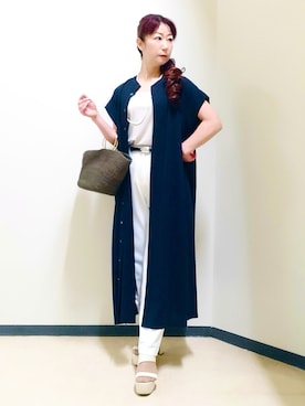 花さん(レディース・157cm)の夏コーディネート