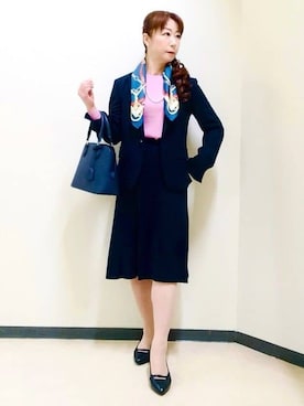 花さん(レディース・157cm)の冬コーディネート