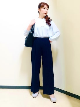 「Reflect（リフレクト）のアイテム」を使った、花さん（レディース・157cm）の春コーディネート
