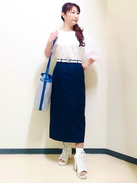 花さん(レディース・157cm)の夏コーディネート