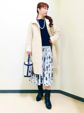 花さん(レディース・157cm)の春コーディネート