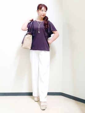 花さん(レディース・157cm)の春コーディネート