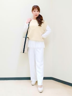 花さん(レディース・157cm)の春コーディネート