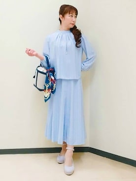 「Reflect（リフレクト）のアイテム（アクセサリー）」を使った、花さん（レディース・157cm）の春コーディネート
