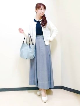 「THE SHOP TK （ザ ショップ ティーケー ）のアイテム」を使った、花さん（レディース・157cm）の冬コーディネート