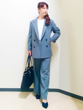花さん(レディース・157cm)の秋コーディネート