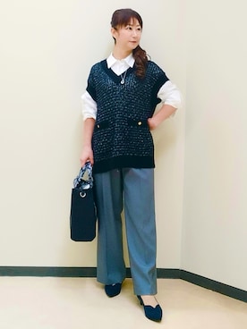 花さん(レディース・157cm)の秋コーディネート
