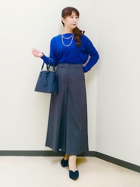 「Reflect（リフレクト）のアイテム（バッグ）」を使った、花さん（レディース・157cm）の秋コーディネート