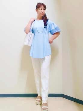 花さん(レディース・157cm)の夏コーディネート