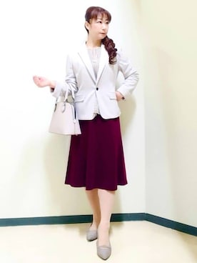 花さん(レディース・157cm)の冬コーディネート