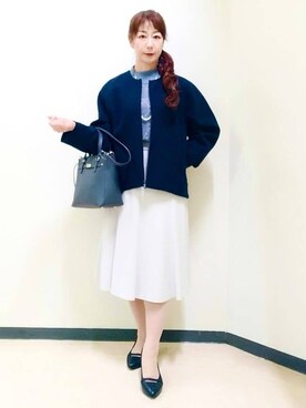 花さん(レディース・157cm)の冬コーディネート