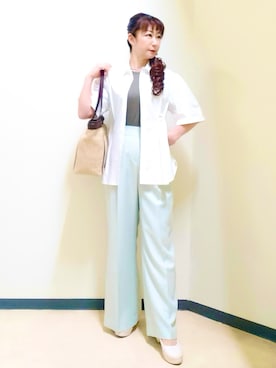 花さん(レディース・157cm)の春コーディネート