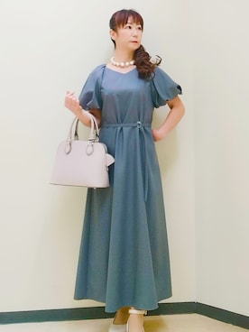「Reflect（リフレクト）のアイテム」を使った、花さん（レディース・157cm）の夏コーディネート