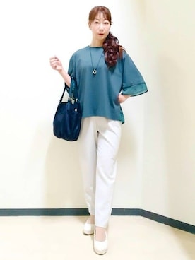 花さん(レディース・157cm)の秋コーディネート