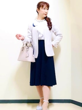 花さん（レディース・157cm）の春コーディネート