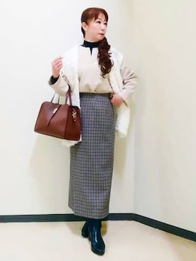 花さん(レディース・157cm)の秋コーディネート