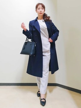 花さん(レディース・157cm)の冬コーディネート