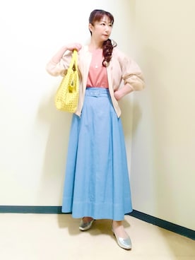 花さん(レディース・157cm)の春コーディネート
