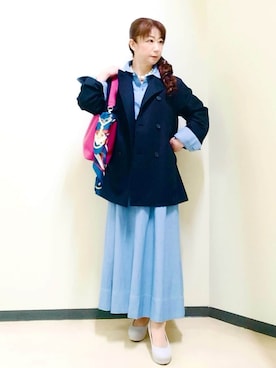 「Reflect（リフレクト）のアイテム」を使った、花さん（レディース・157cm）の春コーディネート