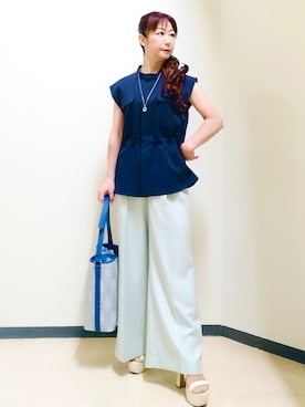 花さん（レディース・157cm）の夏コーディネート