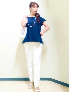 花さん(レディース・157cm)の夏コーディネート