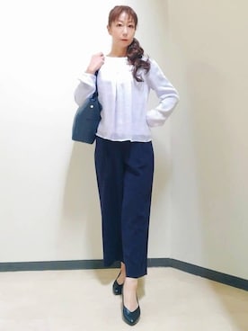 花さん(レディース・157cm)の冬コーディネート
