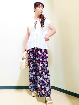 花さん(レディース・157cm)の夏コーディネート