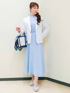 「Reflect（リフレクト）のアイテム（アクセサリー）」を使った、花さん（レディース・157cm）の冬コーディネート