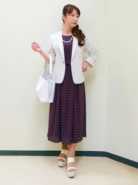 花さん（レディース・157cm）の夏コーディネート