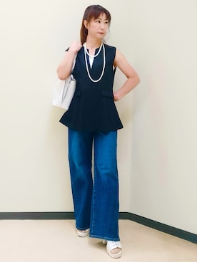 花さん（レディース・157cm）の夏コーディネート