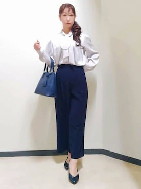 花さん(レディース・157cm)の冬コーディネート