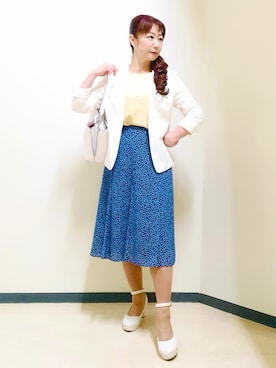 花さん（レディース・157cm）の春コーディネート
