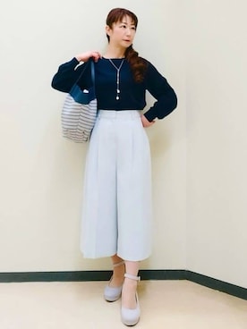 「Reflect（リフレクト）のアイテム」を使った、花さん（レディース・157cm）の春コーディネート