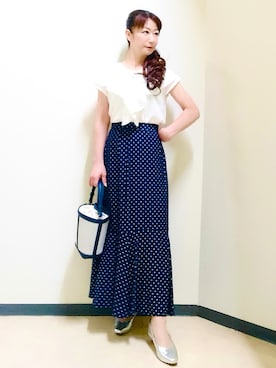 花さん(レディース・157cm)の春コーディネート