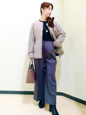 花さん（レディース・157cm）の冬コーディネート