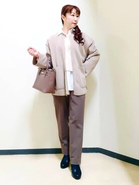 花さん(レディース・157cm)の冬コーディネート