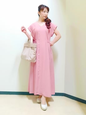 花さん(レディース・157cm)の春コーディネート