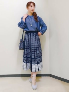 花さん(レディース・157cm)の春コーディネート