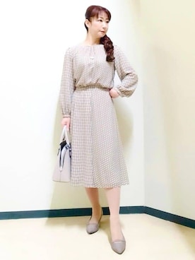 花さん(レディース・157cm)の冬コーディネート