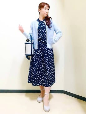 「Reflect（リフレクト）のアイテム（ワンピース/ドレス）」を使った、花さん（レディース・157cm）の春コーディネート