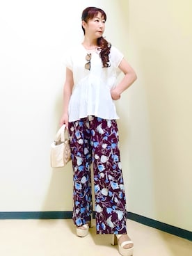 花さん(レディース・157cm)の夏コーディネート