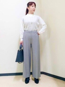 花さん（レディース・157cm）の冬コーディネート