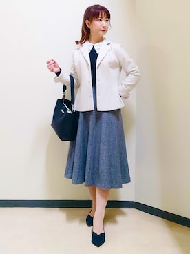 花さん(レディース・157cm)の秋コーディネート