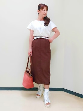 花さん(レディース・157cm)の夏コーディネート