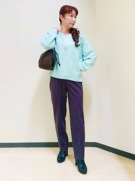 「Reflect（リフレクト）のアイテム（アクセサリー）」を使った、花さん（レディース・157cm）の冬コーディネート